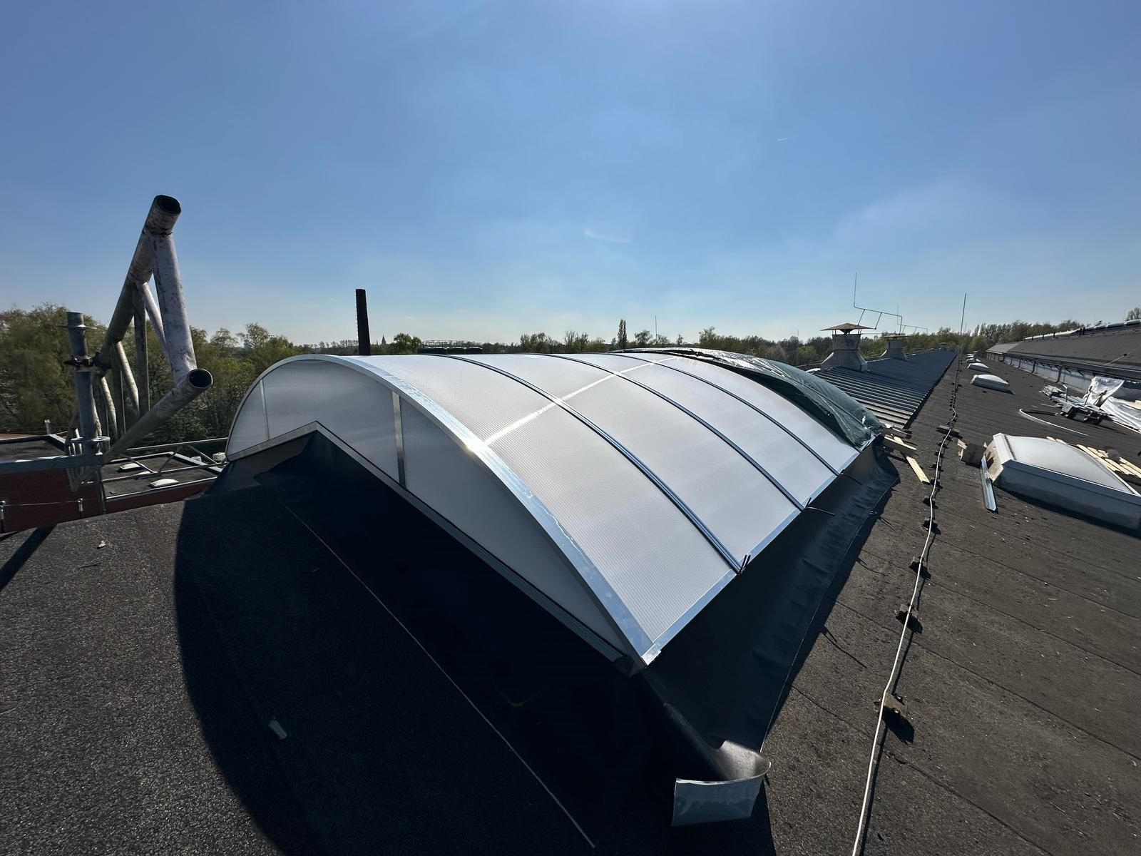 Lichtbandsanierung einer Gewerbehalle in Bochum